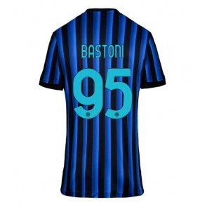 Inter Milan Alessandro Bastoni #95 Hjemmebanetrøje Dame 2025-26 Kortærmet